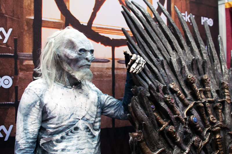 Vienna ComicCon 2015. Der kleine Thrn und der gefakte Whitewalker.