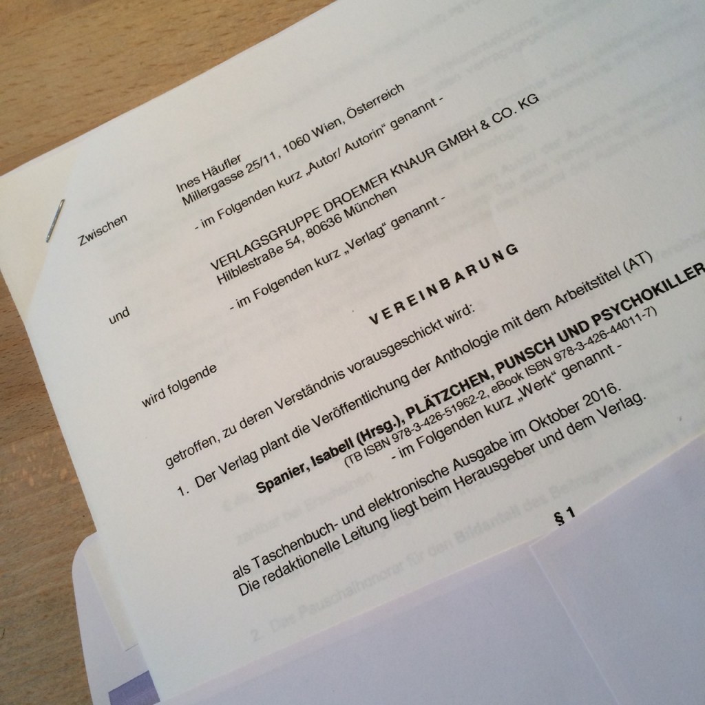 So. Der Vertrag ist unterschrieben.